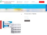 Flunarizine Tablets Manufacturer   Supplier in India