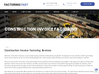 Construction Invoice Factoring | Financing for Sub Contractors