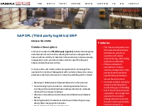 SAP 3PL ERP Solution | Third party logistics ERP