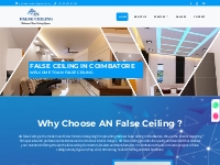 False Ceiling in Coimbatore | Gypsum, Pop, Armstrong, Sound Proofing