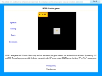 HTML5 tetris game - Famikan.com