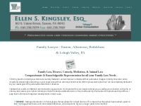 Family Law - Easton, Lehigh Valley, PA - Ellen S. Kingsley, Esq.