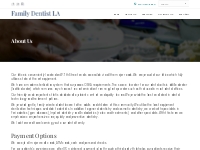 About Us   Family Dentist LA