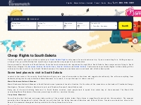  	Cheap Flights: South Dakota Flight Booking, Fare Compare