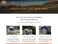 Hire a Cheap Tow Truck in Sydney (24/7 Fast Towing Service!)