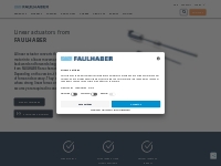 Linear actuators from FAULHABER | very high force