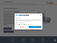 Small gearboxes from FAULHABER | for high precision