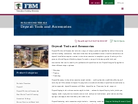 FBM Construction Tools And Supplies | Professional Drywall Tools