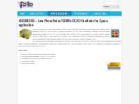 AXIOM6060 - Low Phase Noise OCXO for Space