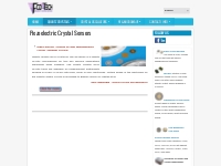 Piezoelectric Crystal Sensor | www.fcd-tech.com