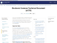 Electronic Common Technical Document (eCTD) | FDA