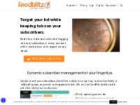 Easy Subscriber Management for Email Marketing - FeedBlitz