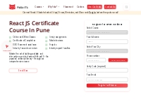 React JS Course Pune, React JS Classes In Pune - Felix IT Systems