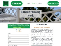       Garden Fencing York | Garden Fencing Contractors near me  | Wood