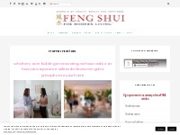 Home Interiors : Feng Shui for Modern Living