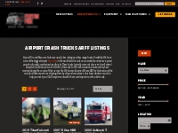 Used ARFF   Airport Crash Trucks For Sale | Fenton Fire