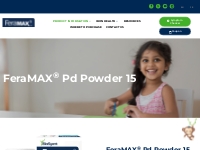 FeraMAX® Powder, the easy way to treat iron deficiency in children