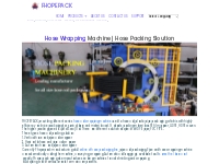 Hose packaging machine,Hose coil packing machine,hose wrapping machine