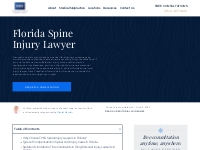 Florida Spine Injury Attorneys - FHVG