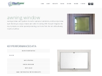 awning Window - Comfort Line | FiberFrame