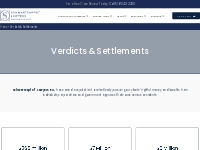 Verdicts & Settlements | Schwartzapfel® Lawyers P.C.