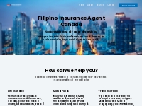 Filipino Insurance Agent Canada - Filipino Insurance Broker Canada