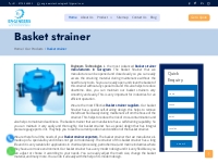 Basket Strainer Manufacturers | Basket Strainer Suppliers | Basket Str