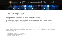 Server Desktop Support | IT Support and IT Services Winnipeg Eastern M