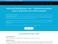 Unsecured Small Business Loan | Fincue