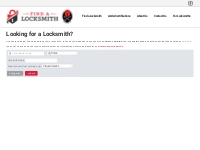 Find a Locksmith - Home