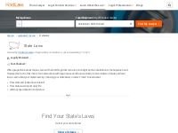 State Laws - FindLaw