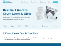 Resume, LinkedIn, Cover Letter   More - Find My Profession