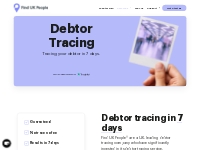 Debtor Tracing Services | No Trace No Fee - Find UK People®