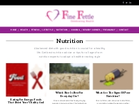 Healthy Nutrition Tips - Fine Fettle | Nutrition Advice