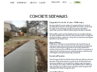 Concrete Sidewalk Repair, Walkway Builder, Landscape Edging Installati