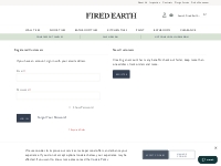 Customer Login  | Fired Earth