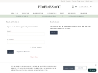 Customer Login  | Fired Earth