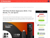 100+ Best FireStick Apps (May 2024) - Free Movies, TV, Live Sports