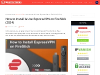 How to Install   Use ExpressVPN on FireStick (2024)