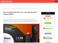 How to Jailbreak Roku for Free Movies   TV Shows (2024)