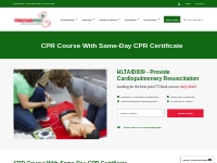 CPR Course HLTAID009 Provide Cardiopulmonary Resuscitation