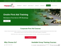 BOOK Corporate Onsite First Aid Course   CPR Group Training