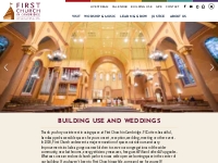 Building Use and Weddings — First Church Cambridge