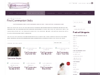 First Communion Veils - FirstCommunions.com