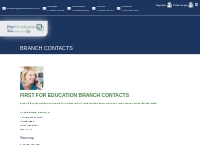 BRANCH CONTACTS - First For Education