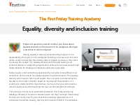 Equality, Diversity   Inclusion Courses | Online Training