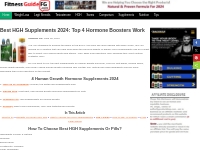 Best HGH Supplements 2024: Top 4 Hormone Boosters Work