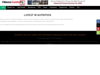 Nutrition Articles: Fitness Guide FG