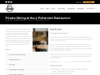 Private Dining at the 5 Fishermen Restaurant | 5 Fishermen Restaurant