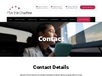 Bookings/Quotes   Five Star Chauffeurs